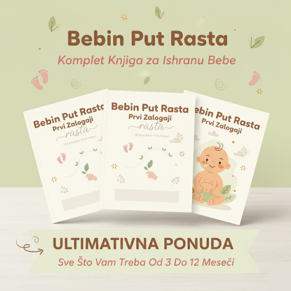 Vodič za prve zalogaje (104 strane) + 2 planera GRATIS